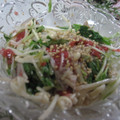 miyuki12's cooksnap of when they made 水菜とえのきの梅和え.