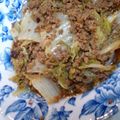 matsuko3's cooksnap of when they made 白菜とひき肉のピリ辛蒸し.
