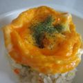 しーちゃんのmama's cooksnap of when they made レンジで簡単♪卵焼き！？.