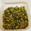 クックV56FRL☆'s cooksnap of when they made ごま油香る！じゃこと大根菜炒め.