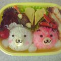 ゆいん☆'s cooksnap of when they made まめゴマ❀ひな祭りのお弁当（キャラ弁）.