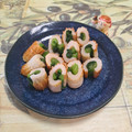 みかかめ's cooksnap of when they made ちくわに青菜.