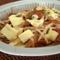 cafe0305's cooksnap of when they made 簡単！もやし・ベーコン・チーズ炒め.