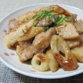 caramel-cookie's cooksnap of when they made 『鶏･たけのこ･ちくわで甘辛バター煮』.