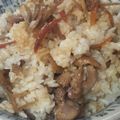 CoffeeCoco's cooksnap of when they made 照りマヨ鶏ゴボウの混ぜご飯.