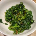 ガッツキ虫's cooksnap of when they made 超簡単★ご飯がススム！かぶの葉炒め.