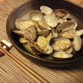 オニオンベーグル's cooksnap of when they made あさりの酒蒸し.