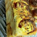 ペコポコどん's cooksnap of when they made 美味しい組合せ♡くるくるおかずパン☆彡.