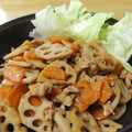 ぽりぽり拓庵's cooksnap of when they made れんこんと豚肉の炒めサラダ.