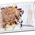 ∽ゆき's cooksnap of when they made レンジでチン♪　なすのお好み焼き風★.