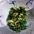 Haru Haru's cooksnap of when they made 切り干し大根と春菊のエゴマ和え.
