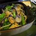akitomono's cooksnap of when they made あさりと菜の花のパスタ.