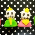 doku_rock's cooksnap of when they made 雪だるま。。。なホワイトチョコ大福❄.