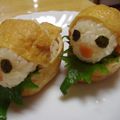 せつみか's cooksnap of when they made キャラ弁に☆アヒル？のおいなりさん.