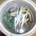 チヒナコ's cooksnap of when they made ほうれん草とキノコの食べるスープ♪.