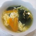 しーちゃんのmama's cooksnap of when they made ふわふわ卵わかめスープ.