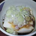 yagimode's cooksnap of when they made ねぎの冷奴♡めんつゆで～♪.