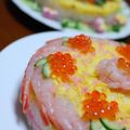 ゆこるの's cooksnap of when they made 雛祭りღ お寿司のケーキ.