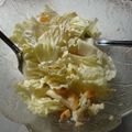 ブランディ's cooksnap of when they made はくさいせんべいサラダ☆.