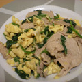 チャーりん's cooksnap of when they made ほうれん草と卵の炒め物.