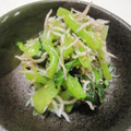 ワイングラス's cooksnap of when they made しらすと小松菜のめんつゆ胡麻和え.