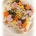 mariniko's cooksnap of when they made ❀お花畑ちらし寿司❀.
