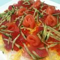 YukiShouママ's cooksnap of when they made お花畑のバラちらし寿司☆ひなまつりに♪.