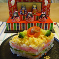 きゃらchan's cooksnap of when they made ひなまつり☆ひし形押し寿司.