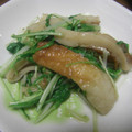 まあくんのおくさん's cooksnap of when they made ちくわで出しいらず☆水菜の煮びたし.