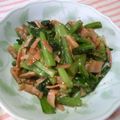 ゆみらんたん's cooksnap of when they made 小松菜とベーコンのゴマ和え.