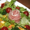 noamanma's cooksnap of when they made 生ハムのお花サラダ.