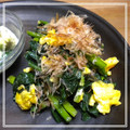 mskmsk's cooksnap of when they made 卵とほうれん草のバター醤油炒め♪.