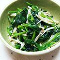 うめもどき's cooksnap of when they made しめじとほうれん草のバター炒め.