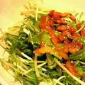 はちみつバチ's cooksnap of when they made 鶏皮と水菜の和え物.