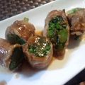 inyako's cooksnap of when they made ✿菜の花の肉巻き✿.