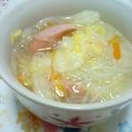 monchanママ's cooksnap of when they made とろとろ白菜と生姜春雨スープ♪.