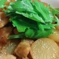 羽尼うに's cooksnap of when they made とり胸と大根のピリ辛みそ煮.