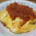 みえ's cooksnap of when they made 簡単トマトソースでオムライス☆.。.:*.