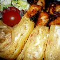 まな竜's cooksnap of when they made ◆カニカマ入り◆中華風たまご焼き◆.
