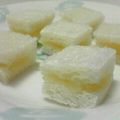 AshRianaママ's cooksnap of when they made 離乳期☆手づかみ一口サンドイッチ♪.
