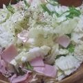 ゆーあちん's cooksnap of when they made 白菜とハムの簡単フレンチサラダ☆.