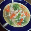 きょんこ★'s cooksnap of when they made 白菜と厚切りベーコンのスープ.