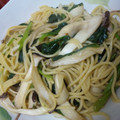 NOBMAMA's cooksnap of when they made 簡単！定番！きのことほうれん草のパスタ！.