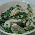 リスのしっぽ's cooksnap of when they made ◎ちくわと小松菜のマヨごまあえ.