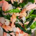 ぺんぺん号's cooksnap of when they made 塩鮭とほうれん草のみぞれ和え.