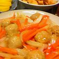 ちかぽんこ's cooksnap of when they made 肉団子と玉葱と人参の酢あんかけ.