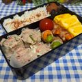 ととろ＆めい's cooksnap of when they made 味ぽんでスナップえんどうと人参の豚バラ巻.