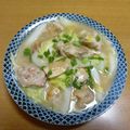 55才のおじさん's cooksnap of when they made 鶏肉と白菜のとろとろ旨塩炒め☆ポン酢がけ.