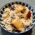 プルンバゴ's cooksnap of when they made さつまいもご飯　2合　もち米入り.