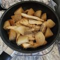 ebipeco's cooksnap of when they made 圧力鍋でぶりのあら煮（ブリ大根）.
